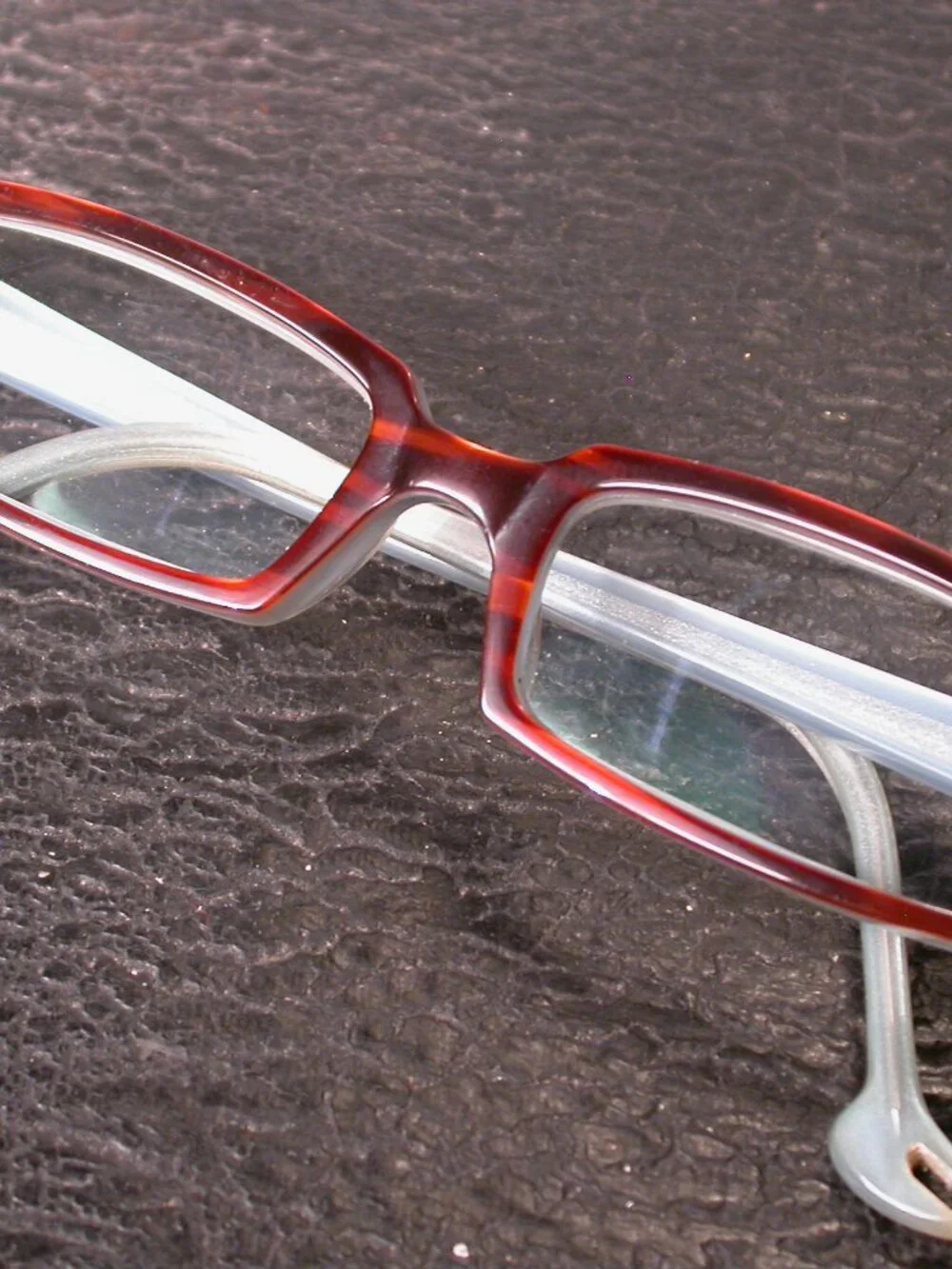 Authentic Anne et Valentin Lunettes Tortoise Stripe Eyeglasses Made in France